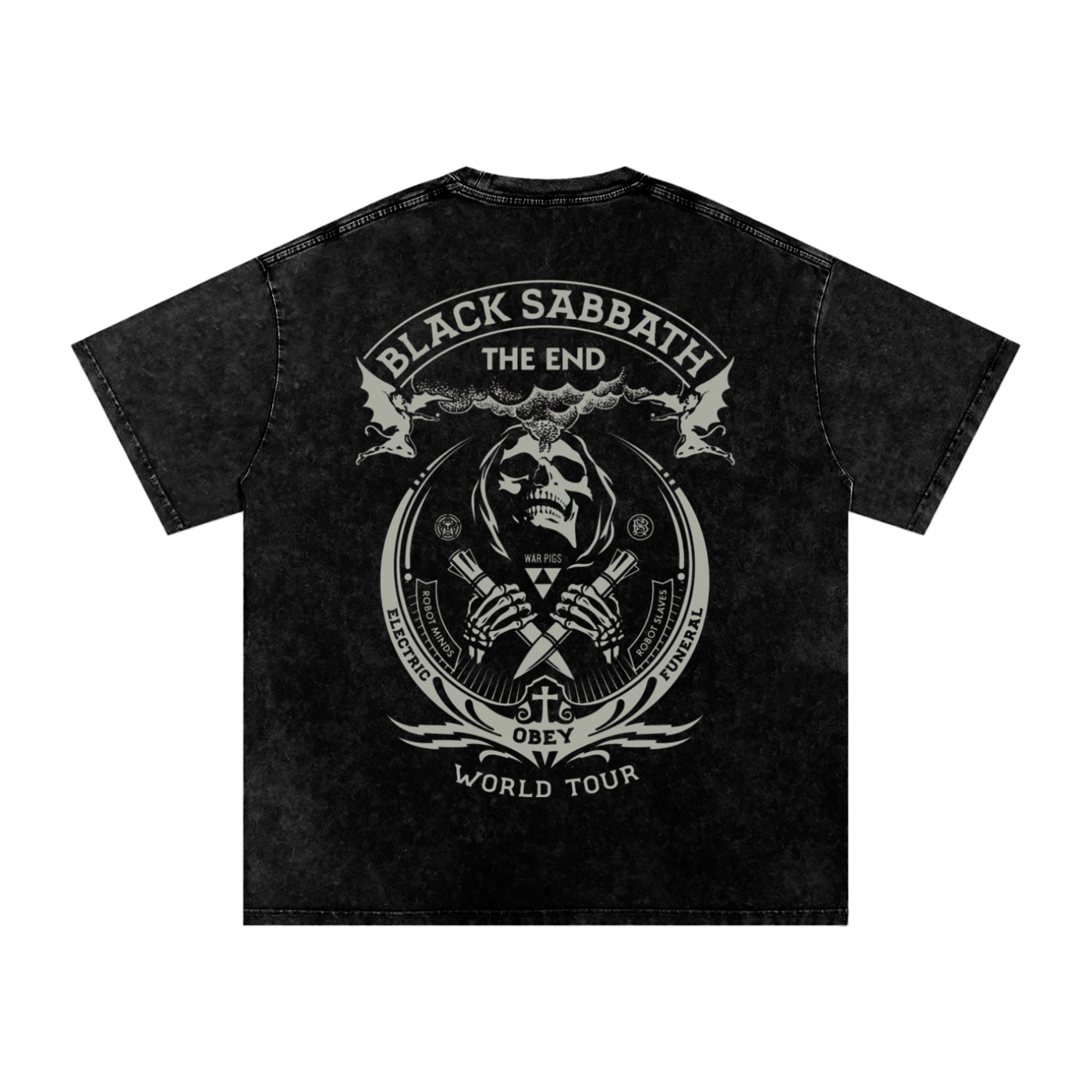 Black Sabbath “The End” Vintage Wash World Tour T-Shirt