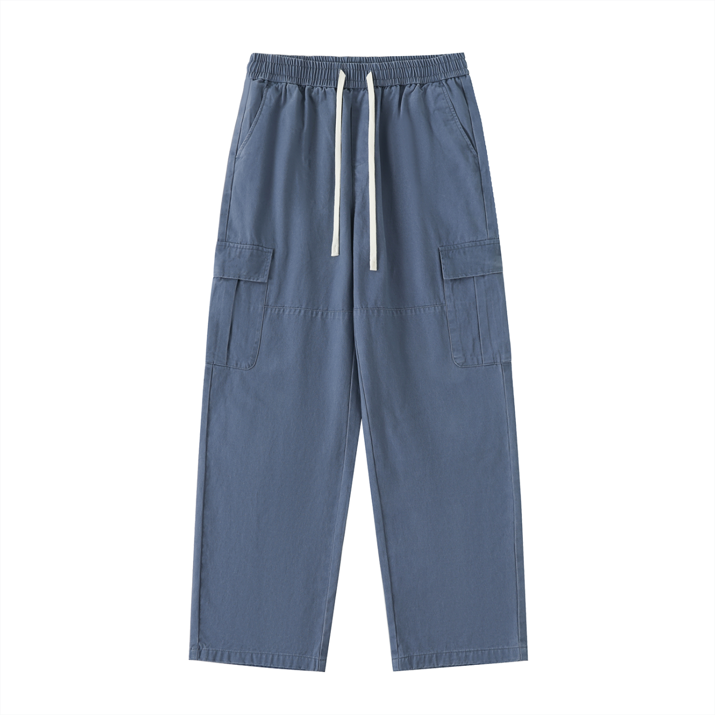 Drawstring Straight-Leg Cargo Bottoms