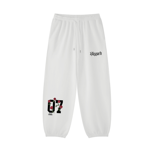 “07 Rose” Graphic Cuffed Joggers