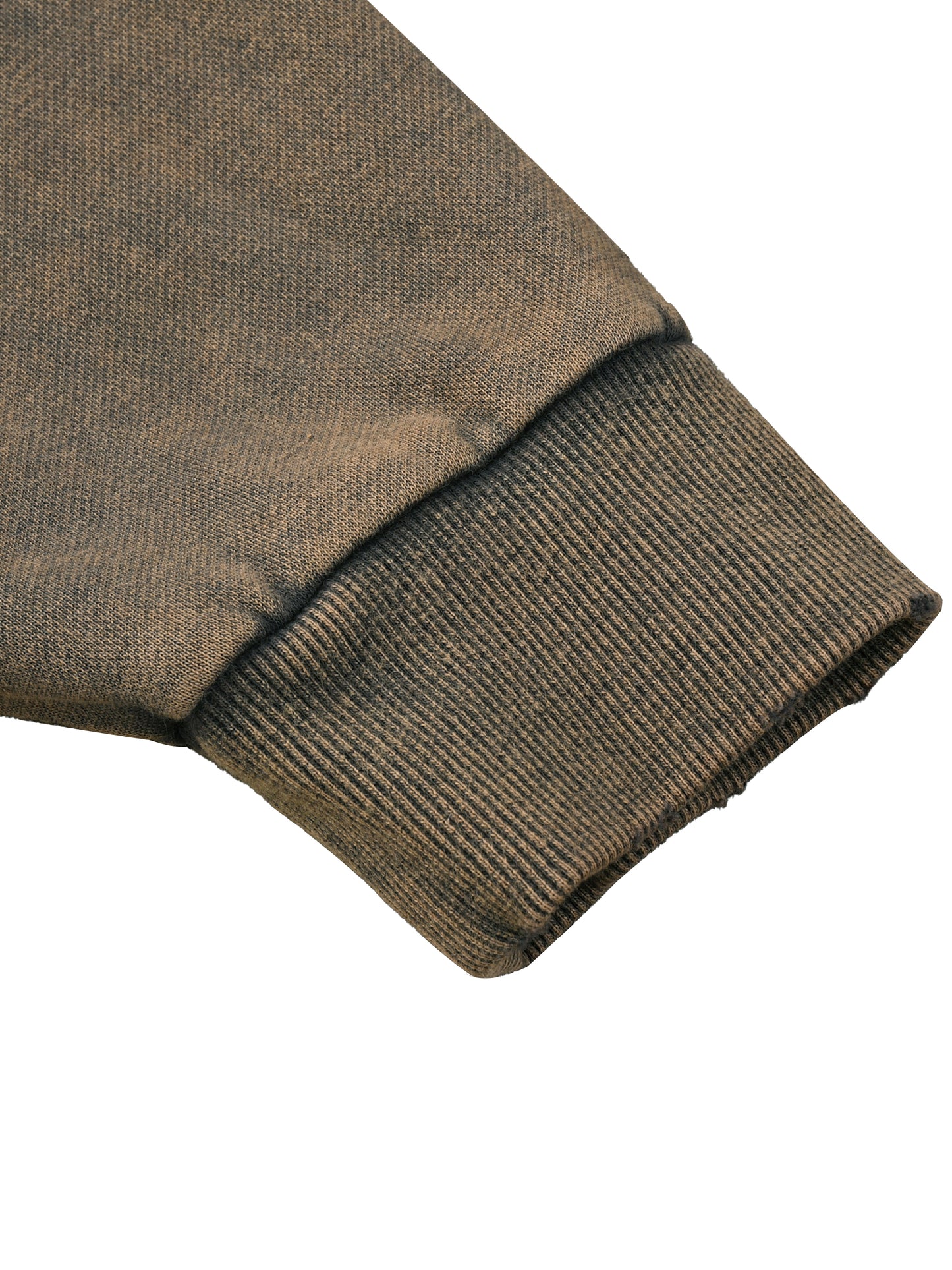 Oversized Vintage "Blizzard" Staple Frayed-Hem hoodie